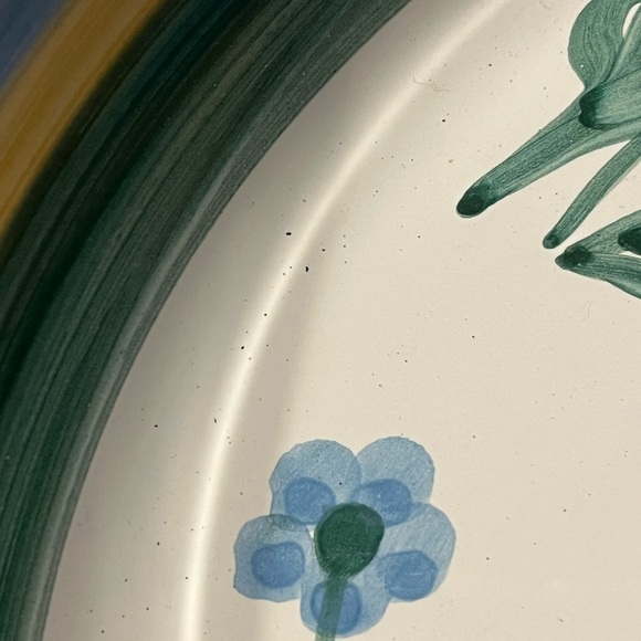 Caleca 10” Vegetable Bowl.  Meadow Print Collection - Picture 5 of 8